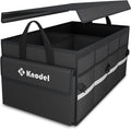 57L Collapsible Car Trunk Organizer with Lid