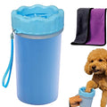 Portable Dog Paw Cleaner & Washer Kit with Towel
