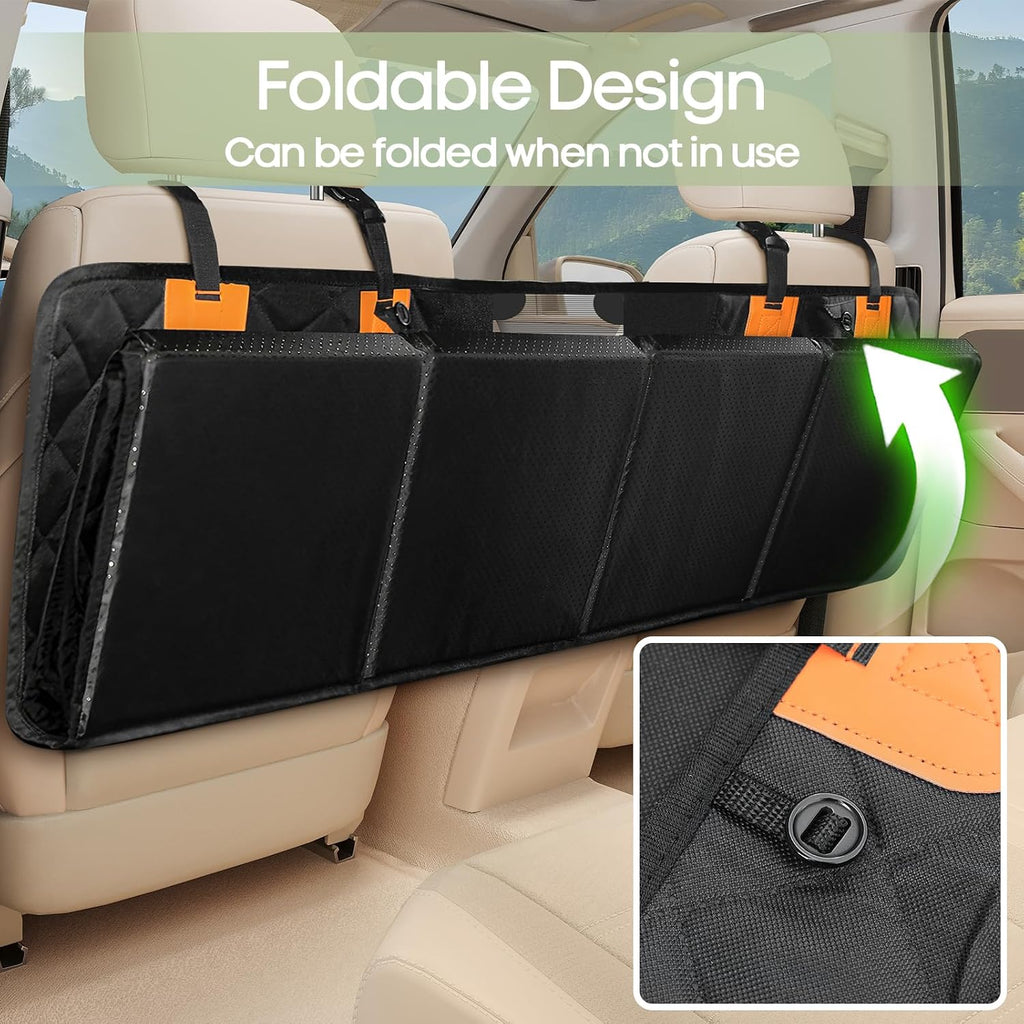 Hard-Bottom Dog Car Seat Extender & Waterproof Hammock