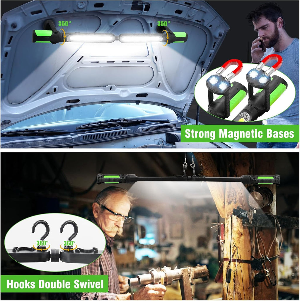 2400LM Rechargeable Magnetic Underhood Work Light