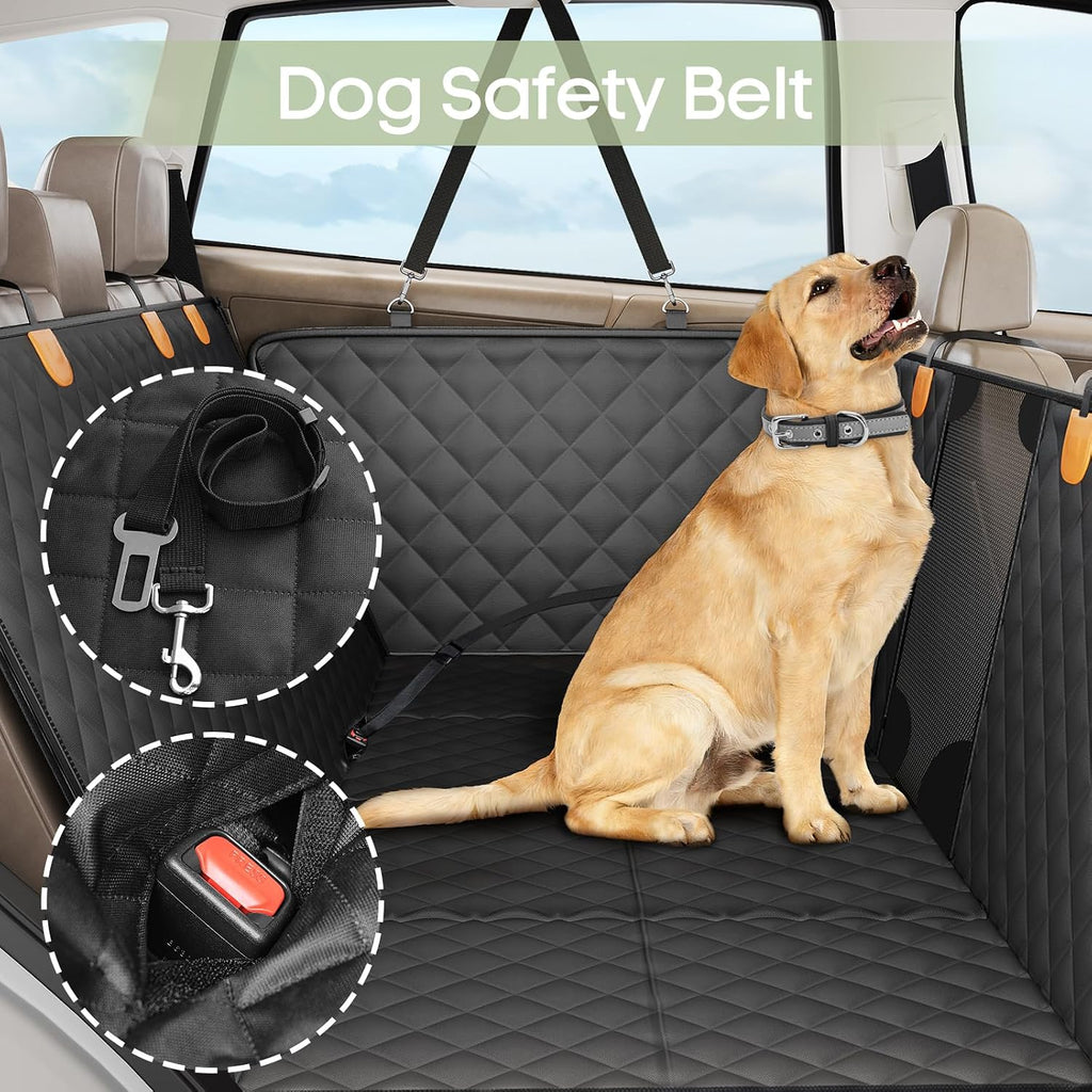 Hard-Bottom Dog Car Seat Extender & Waterproof Hammock