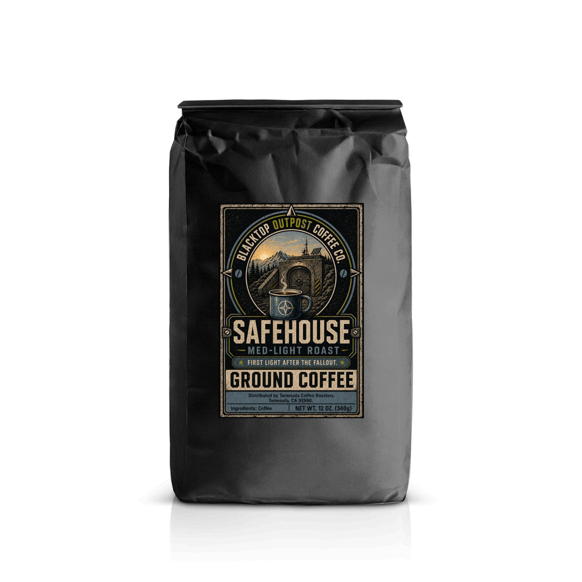 Safehouse Light Roast – Ethiopia Natural Ground Coffee